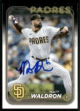 2024 Topps MATT WALDRON Signed Card autograph auto PADRES RC IP
