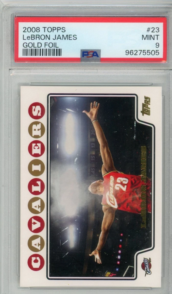 Topps LeBron James 9 Graded Basketball Sports Trading Cards