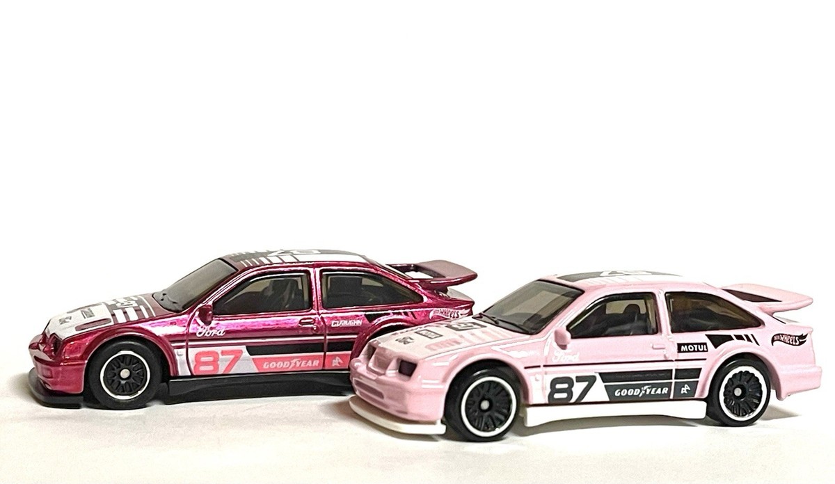 HOT WHEELS SUPER TREASURE HUNT 87 FORD SIERRA COSWORTH Loose +