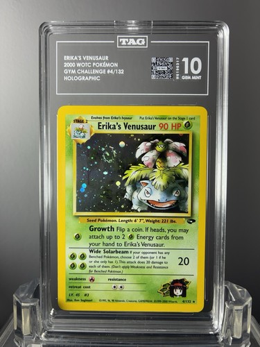 Erika's Venusaur (Unlimited) graded TAG 10 for sale on eBay