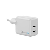 Xlayer LadegeräT Dual Usb Typ C Mit Power Delivery 45W, Weiß #2879130
