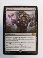 1x Waste Not - Resteverwertung - Magic the Gathering MTG