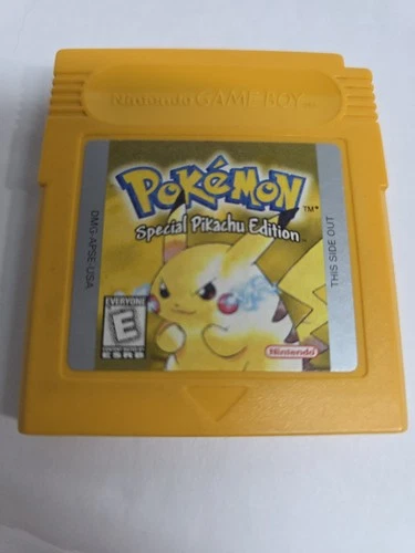 Pokémon Yellow Version Pikachu Edition Nintendo Game Boy Clean Tested Authentic
