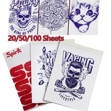 20/50/100Pcs A4 Tattoo Thermal Carbon/Copy Stencil Transfer Paper Tracing Kit