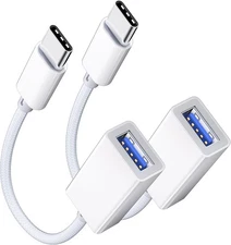 USB C to USB 3.0 Adapter 2-Pack OTG Male to Female Compatible MacBook iPhone