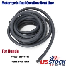 10" For Honda Engine Bulk Fuel Line Hose 3.5mm x 3,000mm 9.8' 95001-35003-60M