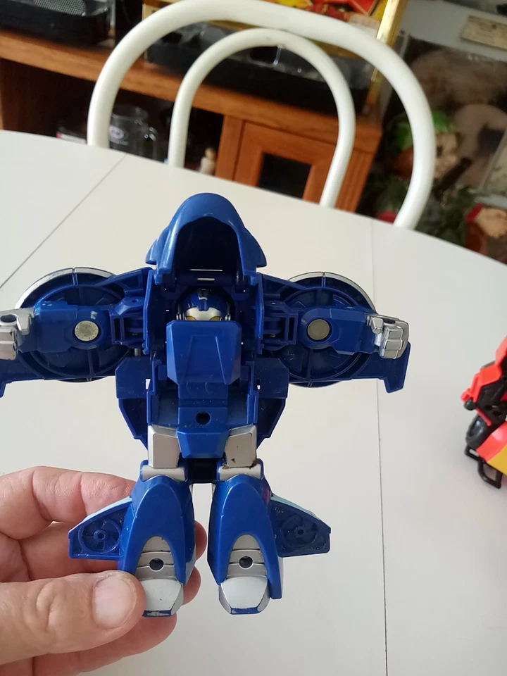 Playskool Heroes Transformers Rescue Bots Flip Racers Set of 4 Optimus Prime Etc - Image 2 of 4