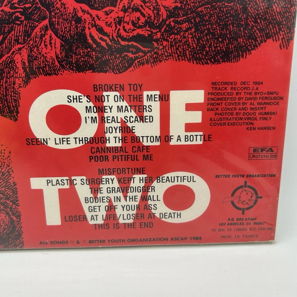 SNFU …And No One Else Wanted To Play LP 1985 Better Youth – BYO 009 w/ Inserts - Image 3 of 4