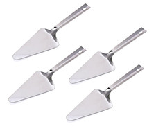Set of 4 Commercial Quality Stainless Steel Pie Lift / Cake Slice Lifter Kitchen