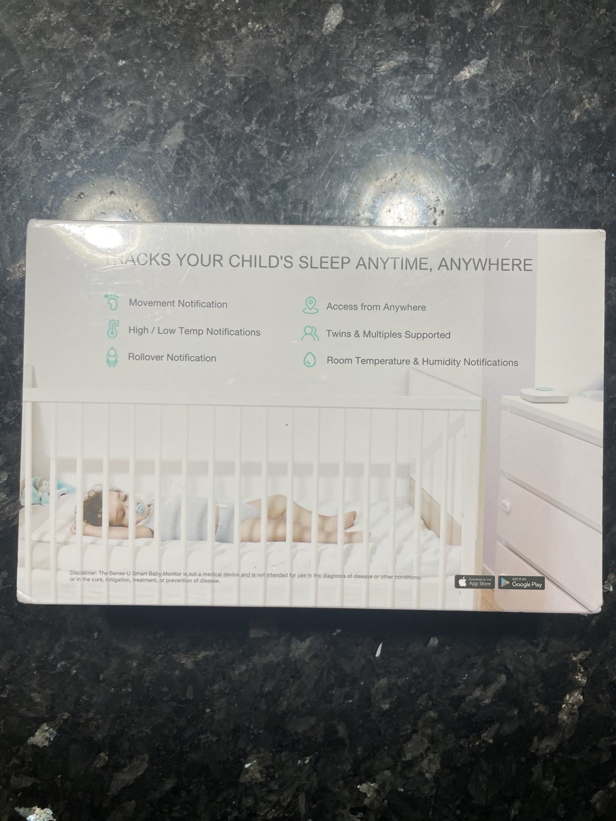 Sense-U Smart Baby Monitor 3 with Base Station New Sealed