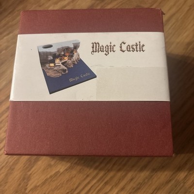 3D Memo Pad Magic Castle with Light, 3D Art Notepad Paper Craft Building Block