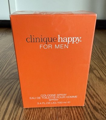 Clinique Happy For Men Cologne Spray Edu Toilet 100ml EMPTY BOX ONLY