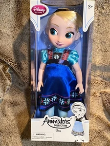 Disney Store Animators Collection Elsa Doll 16" FROZEN NEW NIB