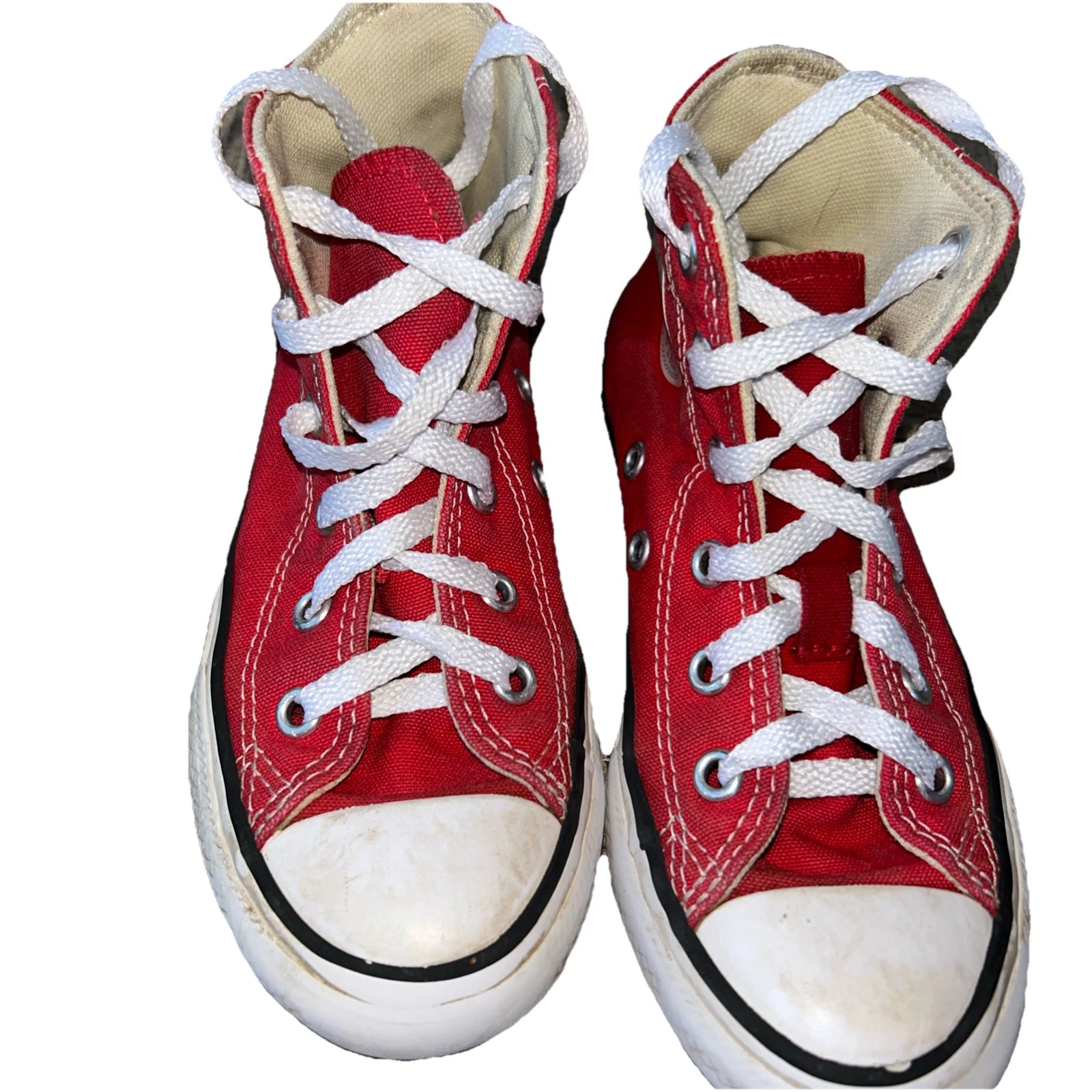 Red Converse Youth Chuck Taylor All Star High Top giovanile 11 5