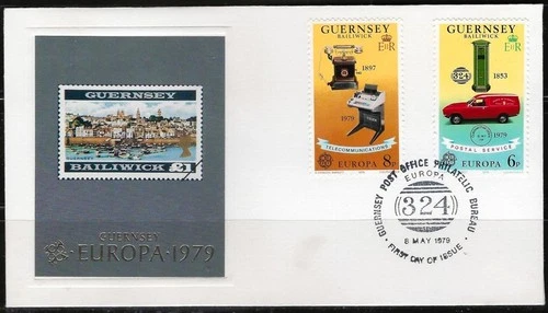 1¢ WONDER'S ~ GUERNSEY FDC EUROPA 1979 ~ F119
