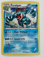 Carta Pokemon Feraligatr 17/119 XY Forze Fantasma Rara Holo Tipo Acqua Stage 2