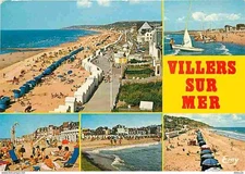 14 - Villers sur Mer - Multivues - La Plage - Flamme Postale - CPM - Voir Scans
