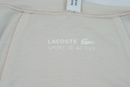 BNWT Lacoste Sport Active Short Sleeve Cream Summer Dress size 42/10 $145 EF2366 - Picture 5 of 8
