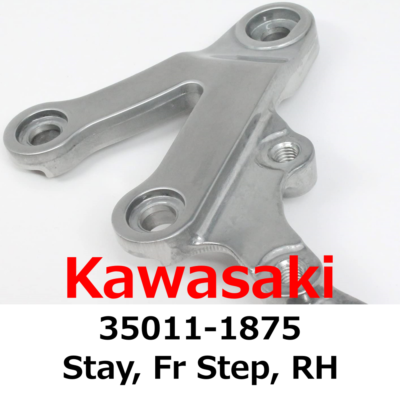 18kaページ KAWASAKI Genuine NINJA ZX 6R 9R ZZR600 Right Footpeg Bracket