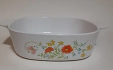 Corning Ware Casserole Dish Wildflower 2 Quart A-2-B NO LID