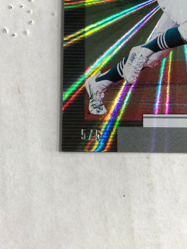CJ ABRAMS 2019 Contenders Game Day RAINBOW SPOKES SSP RC 5/5! Nationals! - Picture 2 of 2