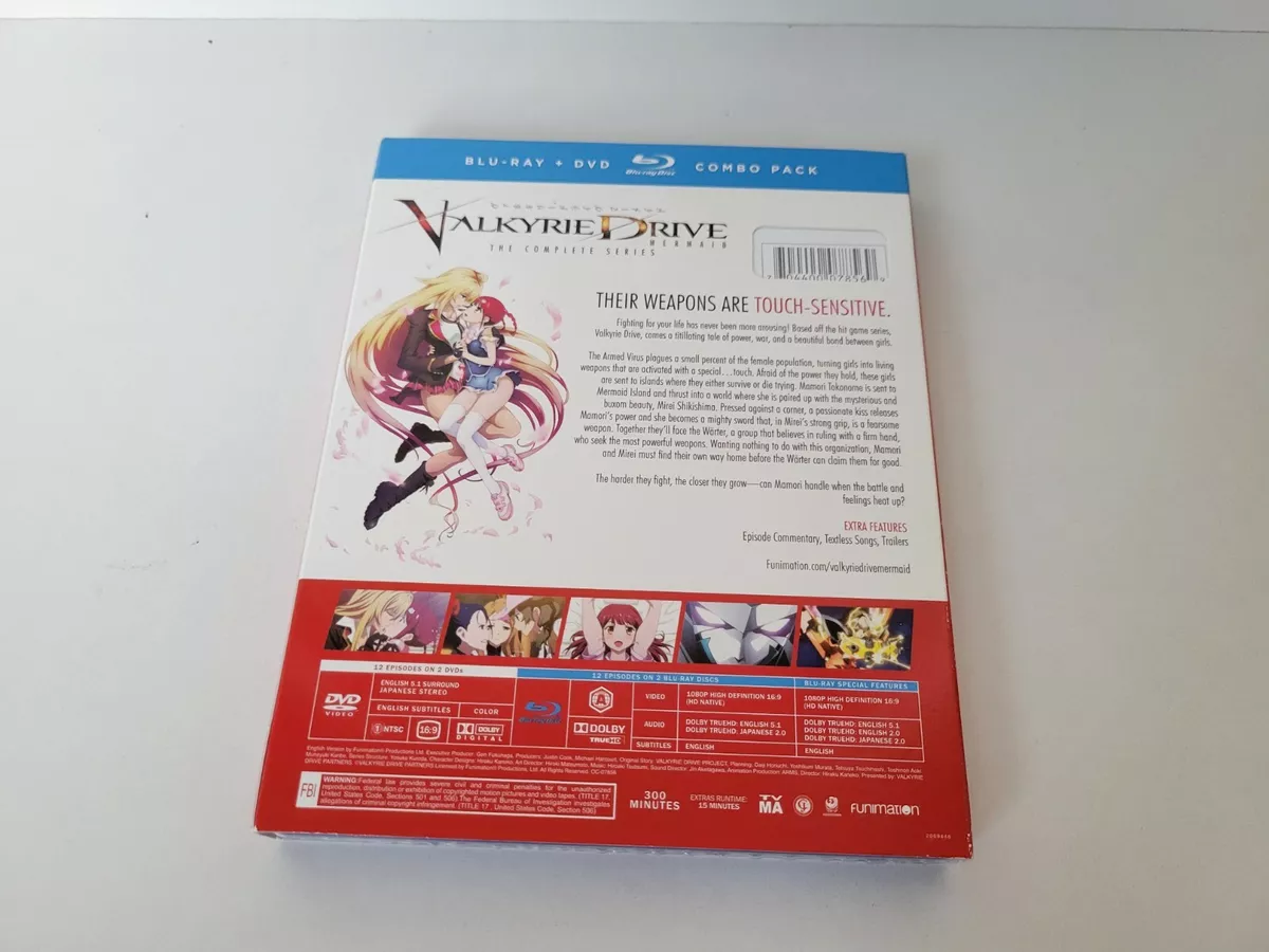 Valkyrie Drive Mermaid The Complete Series (Blu-ray + DVD) NEW With Slip  Cover 704400078569