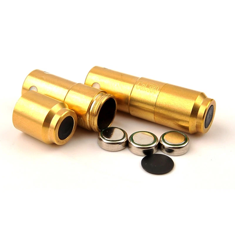 Brass .380ACP Laser Training Bullet Red Laser Bore Sighter for Dry Fire Trainer - Image 4 of 4