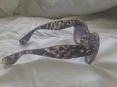 Banana Republic Daria White Black Spotted Frame Purple Gradient Lens Sunglasses Banana Republic | Accessories | Banana Republic Daria White  main image 3