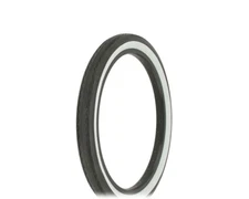 Duro Bicycle Bike Tire 20" x 2.125" Slick BK/White -Fits S2 Type Rims (2-Line)