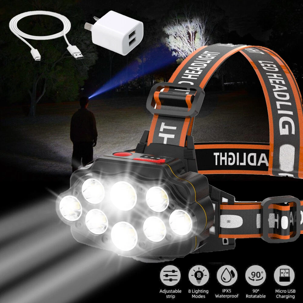 Head torch light rechargeable discount