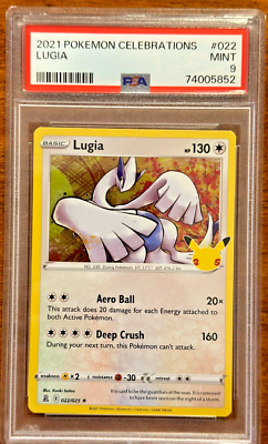 2021 Pokémon Celebrations #022 - Lugia - PSA 9 Mint! | eBay
