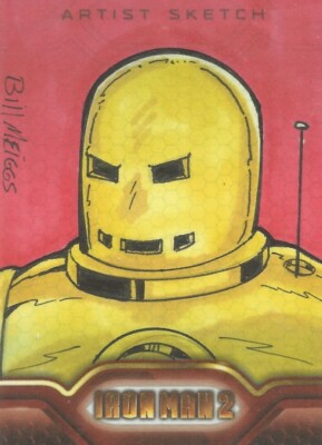 Iron Man 2 - Bill Meiggs Sketchkarte