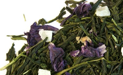 Pineapple Papaya Green Loose Leaf Organic Tea in Glass Jar