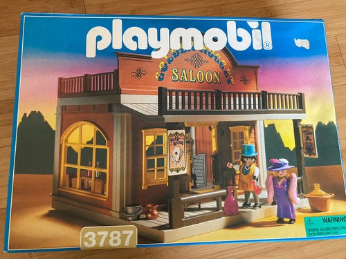Vintage Playmobil Golden Nugget Salon 3787