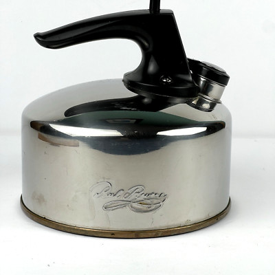 Revere Ware Paul Revere Copper Bottom 1 Quart Whistling Tea Kettle Pot J 97-C