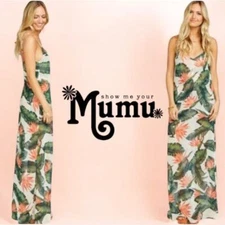 Show Me Your Mumu Jolie Paradise Found Maxi Tropical Floral Dress Size Small