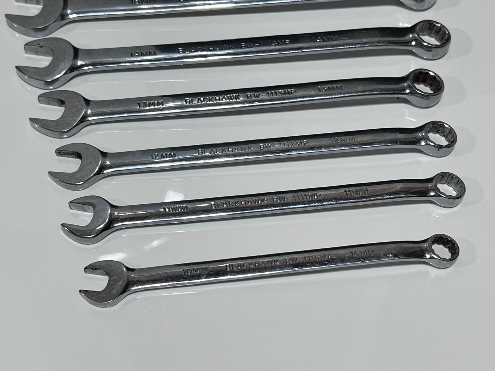 BLACKHAWK Tools USA by Proto 18pc Metric & SAE Combination Wrench Set 12 Point eBay