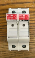 COOPER BUSSMAN CHM Midget Fuse Holder 2-Pole 32A 10x38 Lot of 4