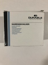 Durable - NAME BADGES - Click/Fold 54x90mm - NEW