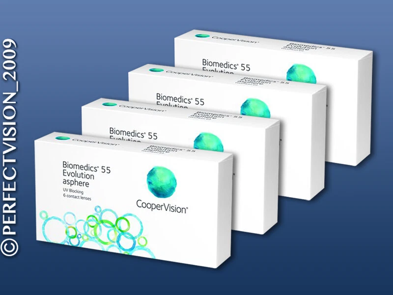 4x6 BIOMEDICS 55 EVOLUTION CooperVision + Behälter gratis!