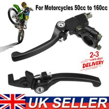 Pit Dirt Bike Black Snap Back Brake Clutch Lever 110cc 125cc 140cc 160cc Pitbike