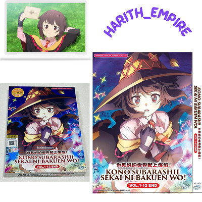 Konosuba: An Explosion on This Wonderful World! (VOL.1-12)~ English Dubbed ~ DVD