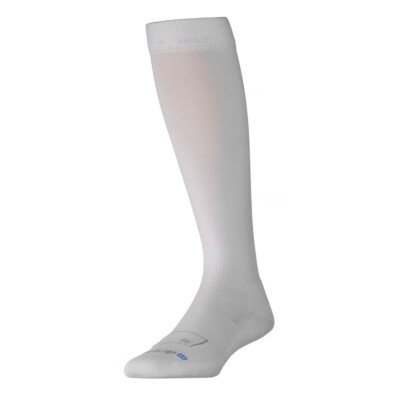 New Drymax White Team Sport Over Calf Socks 6-Pack Large Men 8.5-10.5/WMN 10-12