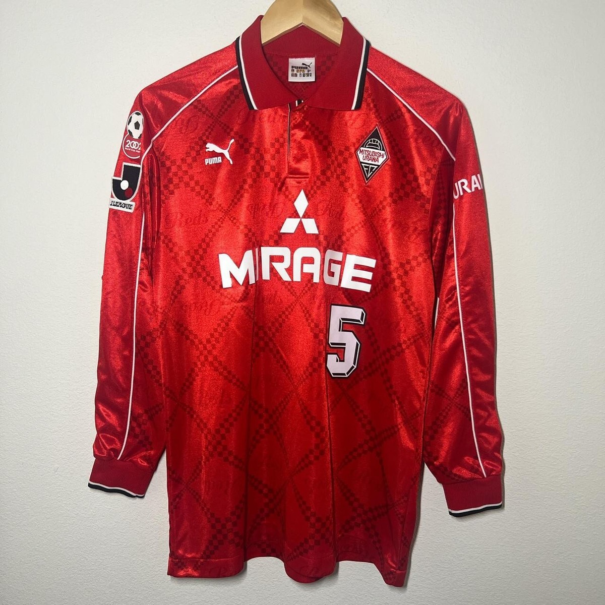 Urawa Red Diamonds 1998 Home Long Sleeve Jersey | Vintage Soccer