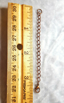 3-1/2'' Necklace bracelet Chain Extender Extension each 6 colors plus stainless