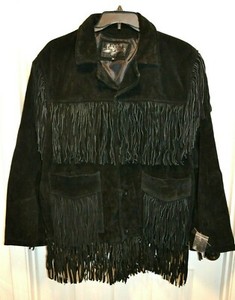 leather gallery fringe jacket