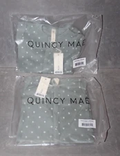 (Lot of 2) Q by Quincy Mae Footed Sleeper  Sz 0-3M NEW in Packaging