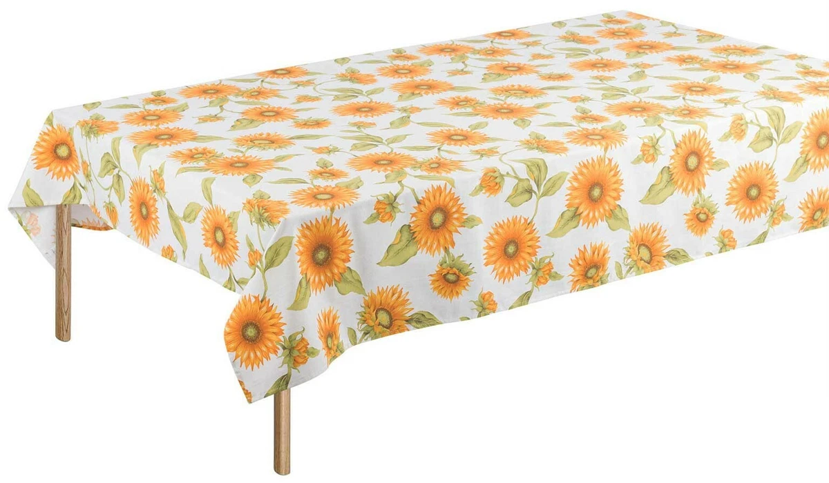 Beistle Tovaglia Girasole - Confezione Da 2, Plastica, 137x274 Cm, Perfetta Per Feste A Tema Primaverile Ed Estivo