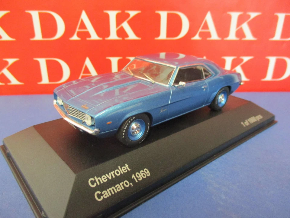 Die cast 1/43 Modellino Auto Chevrolet Camaro Coupe 1969 by White Box - Immagine 2 di 4