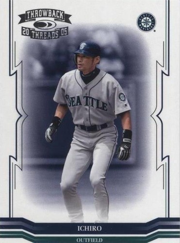 VINTAGE Ichiro Suzuki #51 Mariners Throwback White Sewn Stitched
